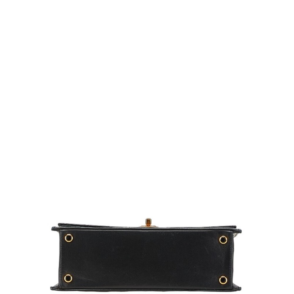 CHANEL Black Lambskin Leather Shoulder Bag - Picture 3 of 16